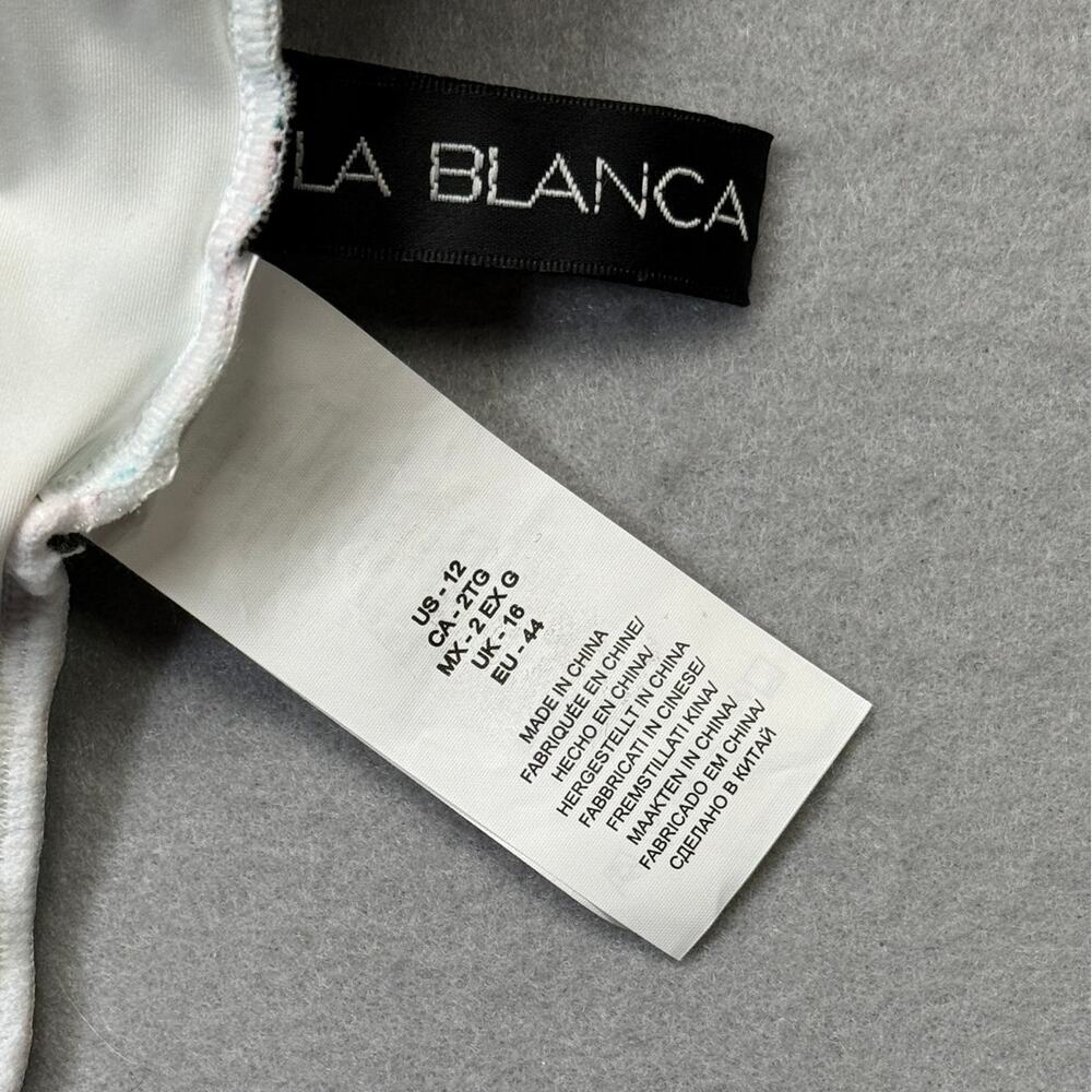 La Blanca Women's Riveria Resort Off the Shoulder 1 Piece Swimsuit 12 $145 - Picture 11 of 12